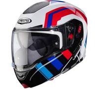 Caberg Horus X Road, casco ribaltabile XL male Bianco/Nero/Blu/Rosso