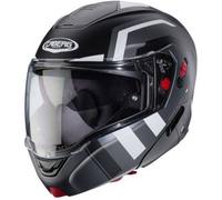 Caberg Horus X Road, casco ribaltabile L male Opaco Nero/Grigio/Bianco