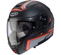 Casco Modulare Caberg Levo X Elite Nero Antracite Rosso Fluo XL