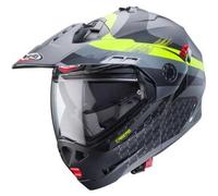 Casco Modulare Caberg Tourmax X Sarabe Antracite Opaco Nero Giallo XS