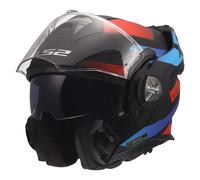 LS2 FF901 Advant X Nova Elmetto, nero-rosso-blu, taglia XS per maschi