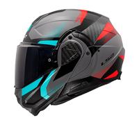 LS2 FF910 Advant II Triple, casco modulare S male Grigio/Azzurro/Rosso
