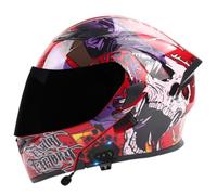 Casco Modulare Da Moto Bluetooth, Casco Modulare Integrale Apribile, Casco Da Moto/Scooter Con Visiera Antiappannamento, Omologato ECE 2206 Per Uomo E Donna 3,M/(57~58cm)