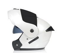 Casco modulare da moto, casco integrale apribile omologato ECE con doppia visiera per scooter, ciclomotori e mountain bike, per adulti, uomini e donne. 3,M=57-58CM