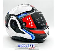 Casco Modulare FF910 Advant II Triple White Blue Red 06