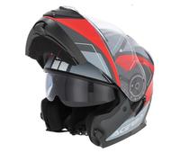 Acerbis Serel, casco flip up S male Opaco Grigio/Grigio Chiaro/Rosso/Bianco