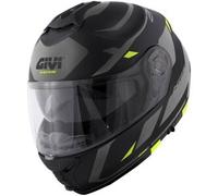 Casco Apribile Givi X.21 EVO NUMBER Nero opaco / Titanio / Giallo