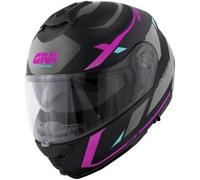 Casco Modulare Givi X.21 Evo Number Nero Opaco Titanio Rosa S