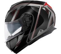 Casco Modulare Givi X.26 Square Titanio Nero Rosso Opaco M
