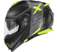 Casco Modulare Givi X.27 Dimension Nero Opaco Titanio Giallo XS