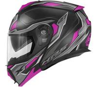 Casco Modulare Givi X.27 Sector Nero Opaco Titanio Fucsia M
