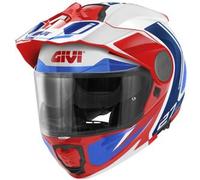 GIVI GIVI - Casco X.27 Tourer Graphic Bianco / Blue / Rosso XXL
