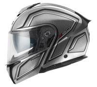 Casco Modulare Givi X.50 Fiber Hologram Silver Nero Titanio S