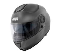 CASCO MODULARE GIVI X26 FLIP-UP SOLID COLOR GRIGIO OPACO CON VISIERINO INTERNO