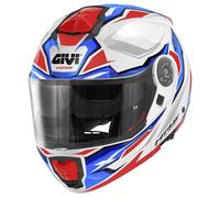 CASCO MODULARE GIVI X27 SECTOR BIANCO BLU E ROSSO IN TERMOPLASTICO LUCIDO