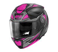 Casco modulare Givi X27 SECTOR Nero Titanio Fucsia XS