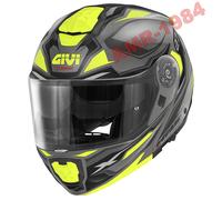 CASCO MODULARE GIVI X27 SECTOR TITANIO OPACO GIALLO FLUO' NERO GIVI HX27FSEBY