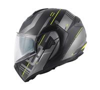 Casco modulare Givi X30 Flip Back Pulsar Matt Black Titan Yellow E2206