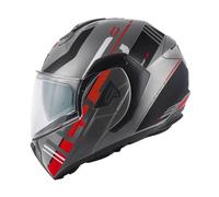 Casco modulare Givi X30 Flip Back Pulsar Matt Titan Black Red E2206