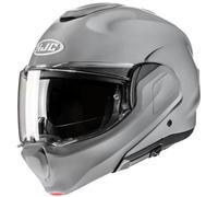 CASCO MODULARE HJC F100 GRIGIO CHIARO LUCIDO TAGLIA M