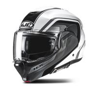 Casco Modulare HJC F100 Reef Nero/BiancoM Nero,Bianco
