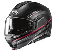 Casco i100 SYSMA Nero Rosso Opaco HJC - UE: XS