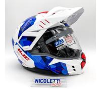 Casco Modulare HJC i80 Bianco/Blu/Rosso E2206