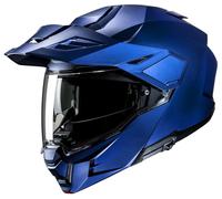HJC, Casco Moto Modulare i80 UNI Semi Flat Metallic Blue, XS