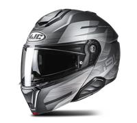HJC Casco modulare i91 DUSK MC5SF Nero-Grigio Taglia M