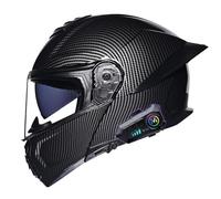 Casco Modulare Integrali Bluetooth Moto Caschi Apribili e modulari Moto con Doppia Visiera Parasole Antiappannamento Antirumore a Risposta ECE Omologato Casco per Donne Uomini H,2XL=63~64cm
