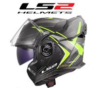 Casco modulare LS2 FF901 Advant X FUTURE CARBON apertur 180° VISIERA FUME' OMAGG