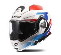 LS2, Casco Moto Modulare ADVANT X NOVA White Blue Red, XS