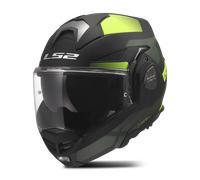 Casco Modulare Reversibile FF901 Ls2 Advant X Nova Nero Giallo Opaco XS