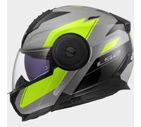 CASCO MODULARE LS2 FF902 SCOPE II DURIA TAGLIA XL GRIGIO GIALLO LUCIDO