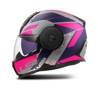 LS2, Casco Moto Modulare SCOPE II OXYD Grey Blue Purple, S