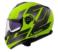 LS2, Casco Moto Modulare STROBE II CODE Gloss H-V Yellow Grey, S