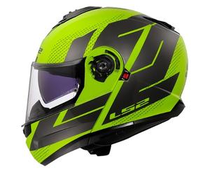 casco modulare ls2 ff908 strobe ii code - giallo / grigio XS