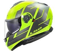 Casco Modulare Ls2 FF908 Strobe II CODE Grigio Giallo Alta Visibilità XS