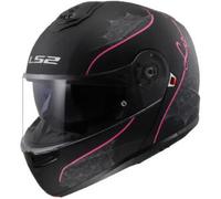 Casco Modulare LS2 FF908 Strobe II Lux Nero opaco/rosaXS Nero opaco,rosa