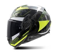 LS2, Casco Moto Modulare ADVANT II ASTRAL H-V Yellow, M