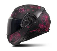 LS2, Casco Moto Modulare ADVANT II SOPHIA Black Pink, XS