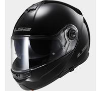 CASCO MODULARE LS2 STROBE FF325 GLOSS BLACK NERO LUCIDO