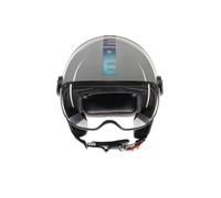 Casco Jet Momodesign FGTR CLASSIC Flip Blue/Fucsia