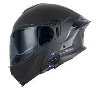 Casco Modulare Moto con Bluetooth, Casco Integrale Moto Conforme alle Norme ECE, con Visiera Parasole, Casco da Moto con Apertura Frontale, Casco Moto Leggero Unisex Adulti R,Medium