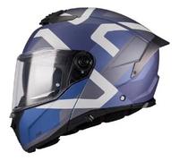 Casco Modulare Mt Helmets Fu404Sv Atom 2 Sv Dexter Grigio Viola Bianco Opaco XL