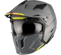 Casco Modulare Mt Helmets Tr902B Sv Streetfighter Sv S Solid Lucido Grigio XS