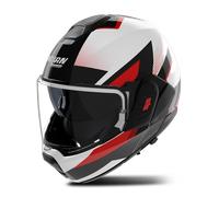 Casco Modulare Nolan N-120-1 Ciclone Bianco/Nero/Rosso MetalloL Bianco,Nero,Rosso Metallo