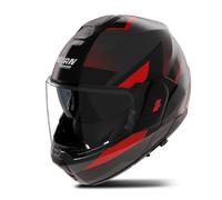 Casco Modulare Nolan N-120-1 Ciclone Grigio Lava/Nero/Rosso OpacoM Grigio Lava,Nero,Rosso Opaco