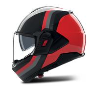 Casco Modulare Nolan N120-1 LINEO 351 Nero / Rosso / Grigio Taglia:M