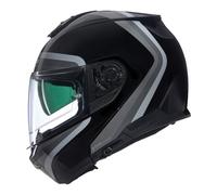 Casco Modulare Nolan N100-6 ASSOLUTO 349 Nero / Argento / Bianco Taglia:XL